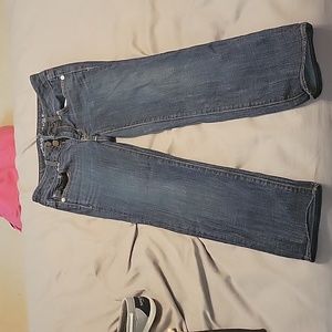 American eagle artist crop jeans